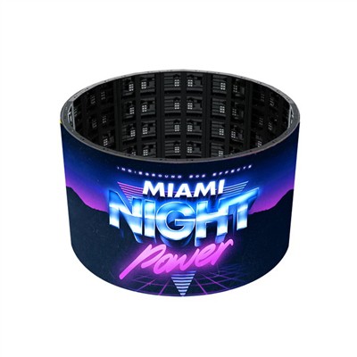 What factors affect the viewing angle of a roll-up LED display?